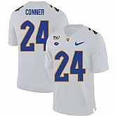 Pittsburgh Panthers 24 James Conner White 150th Anniversary Patch Nike College Football Jersey Dzhi,baseball caps,new era cap wholesale,wholesale hats